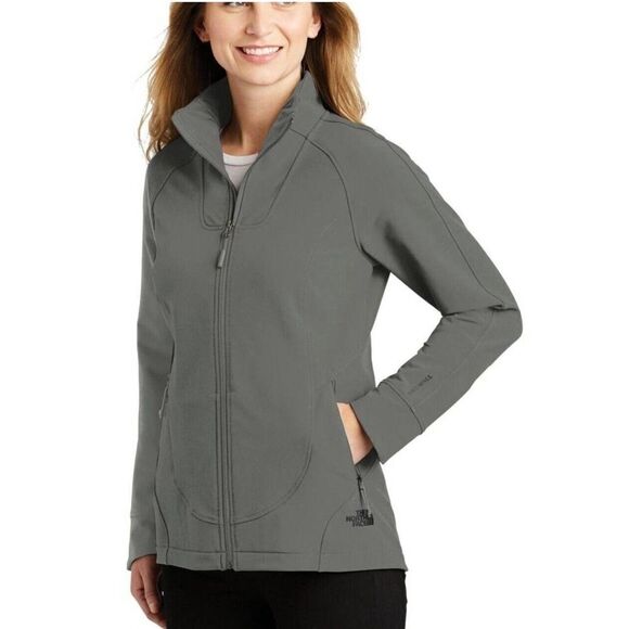 Plus size xxl nwt tnf windfall soft shell jacket grey asphalt - Picture 1 of 12